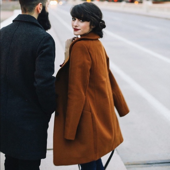 Aritzia Coat The Cocoon Virgin Wool Cashmere Winter Mid-Length Cigar M FLAWED - Picture 13 of 15